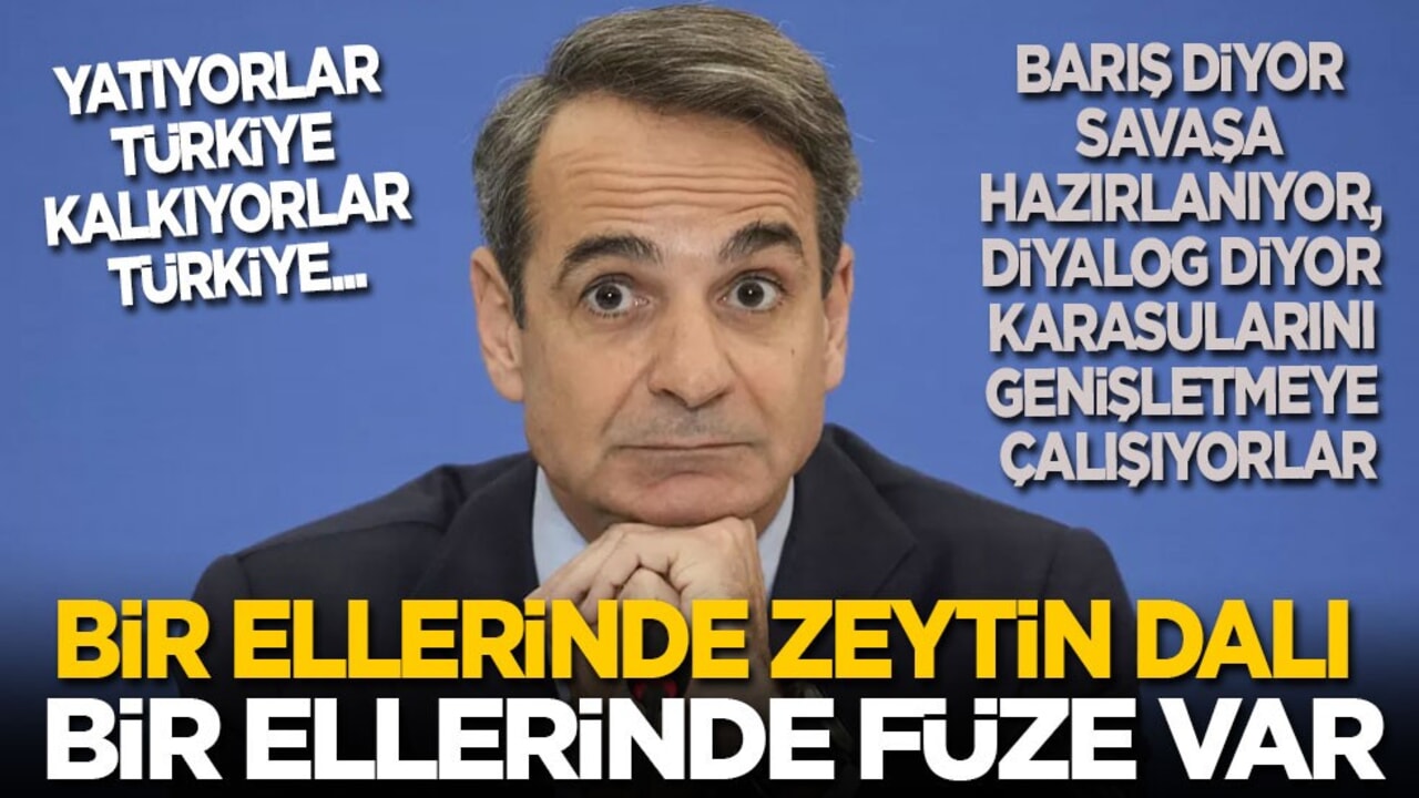 Yunanistan barış diyor savaşa hazırlanıyor, diyalog diyor Türk karasularını gasp etmeye çalışıyor: Bir ellerinde zeytindalı bir ellerinde silah var