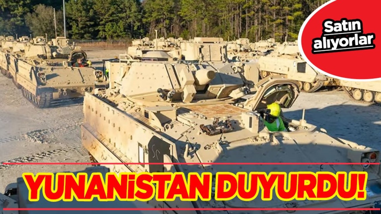 Yunanistan ücretsiz Amerikan zırhlı araçları satın alıyor: Araç başına 8 milyon avroya mal olacak ortaya çıktı!