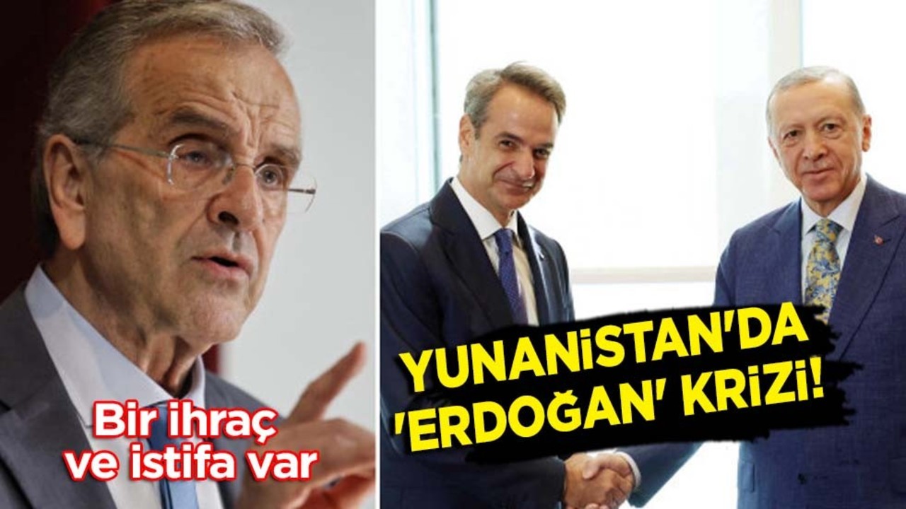Yunanistan'da 'Erdoğan' krizi! Kararı resmen onaylandı: Bir ihraç ve istifa var!