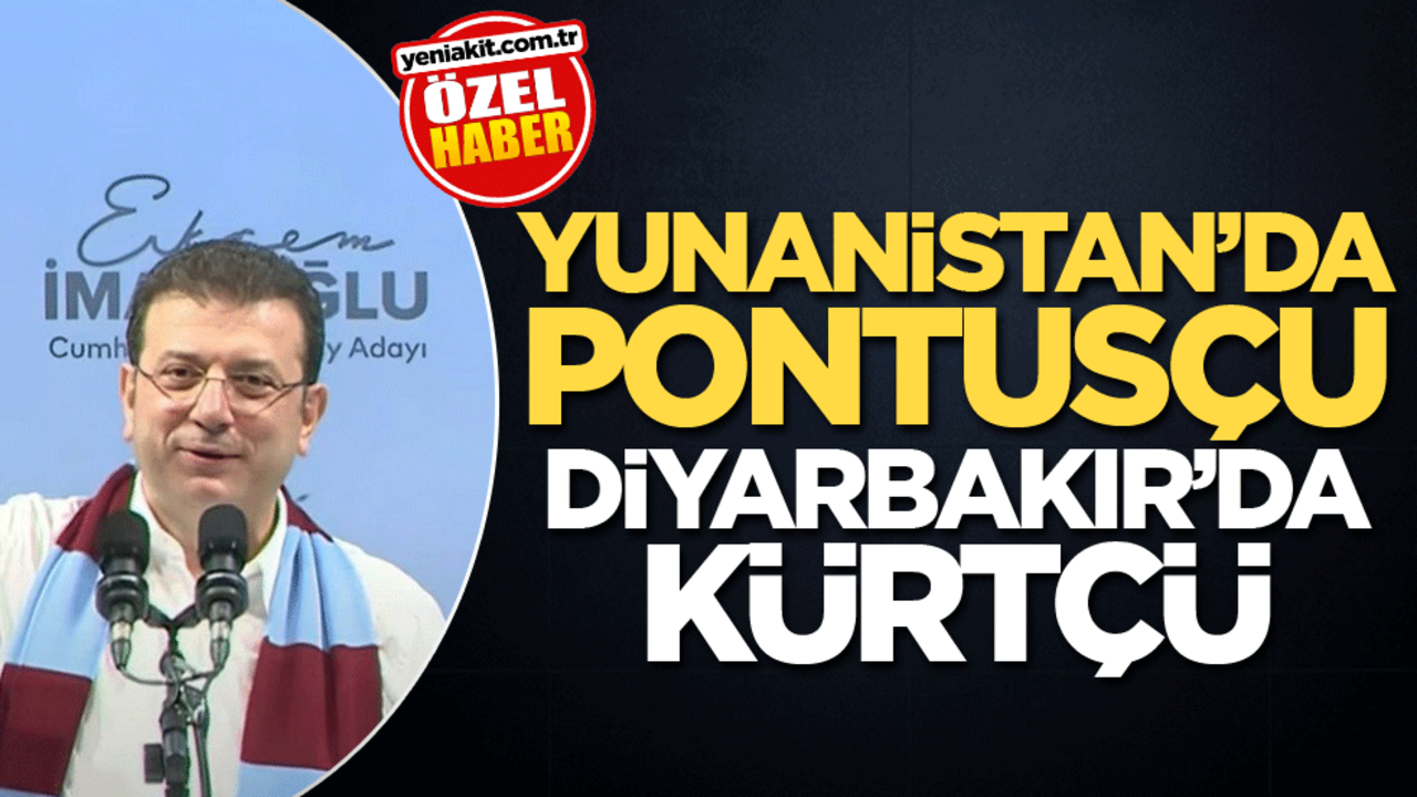 Yunanistan’da Pontusçu Diyarbakır’da Kürtçü