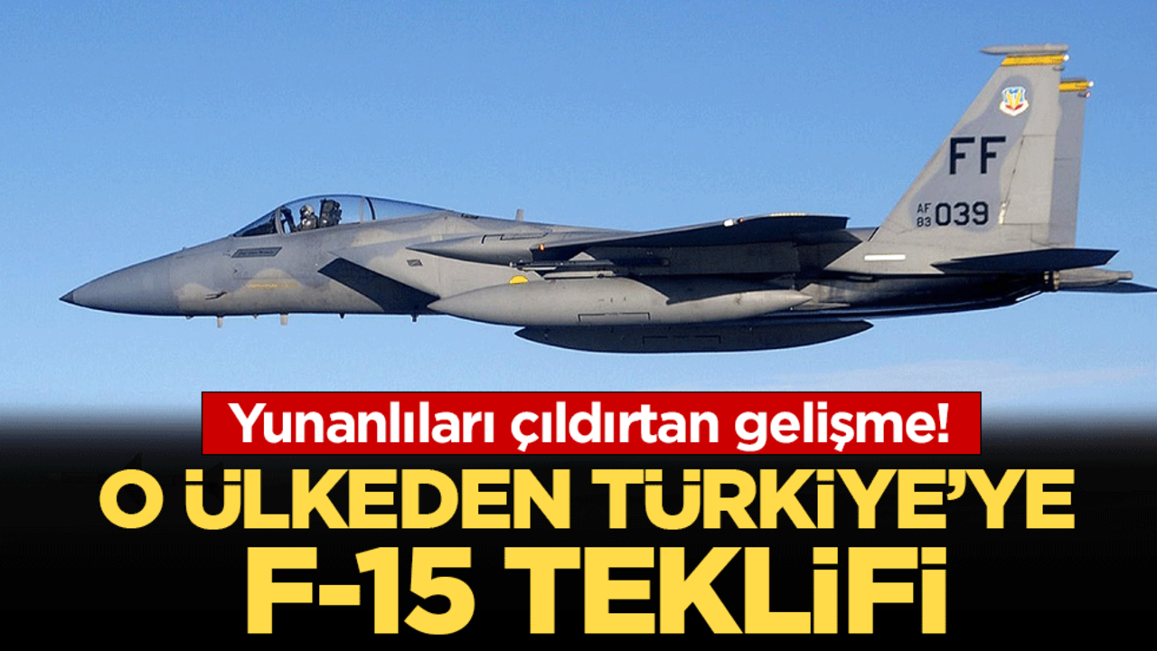 Yunanlıları çıldırtan gelişme: O ülkeden Türkiye'ye F-15 teklifi!