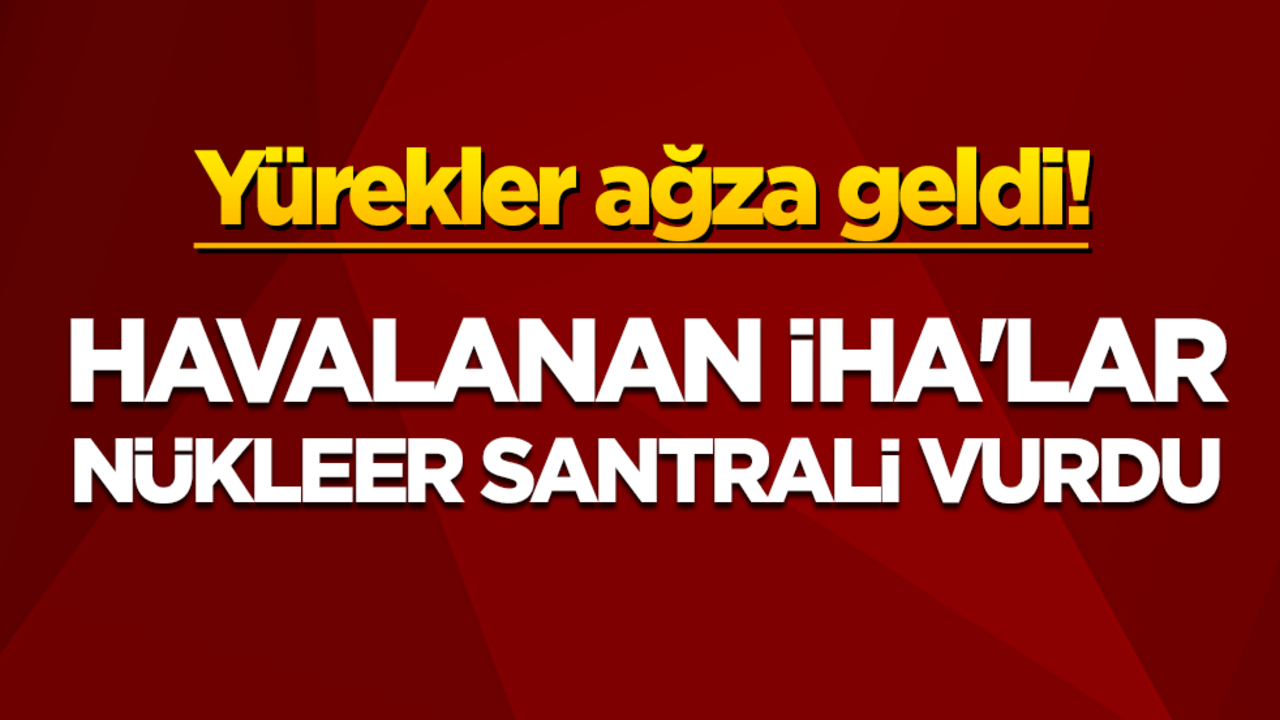 Yürekler ağza geldi! Havalanan İHA'lar Nükleer Santrali vurdu