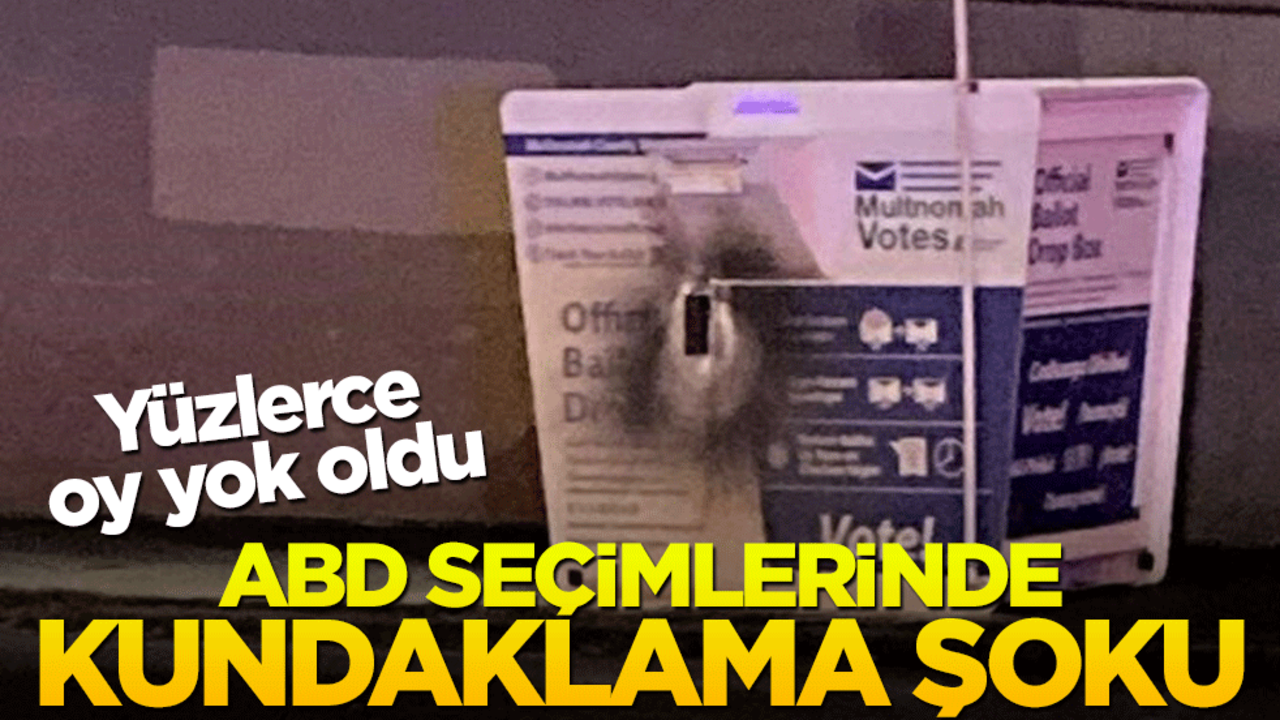 Yüzlerce oy yok oldu! ABD seçimlerinde kundaklama şoku