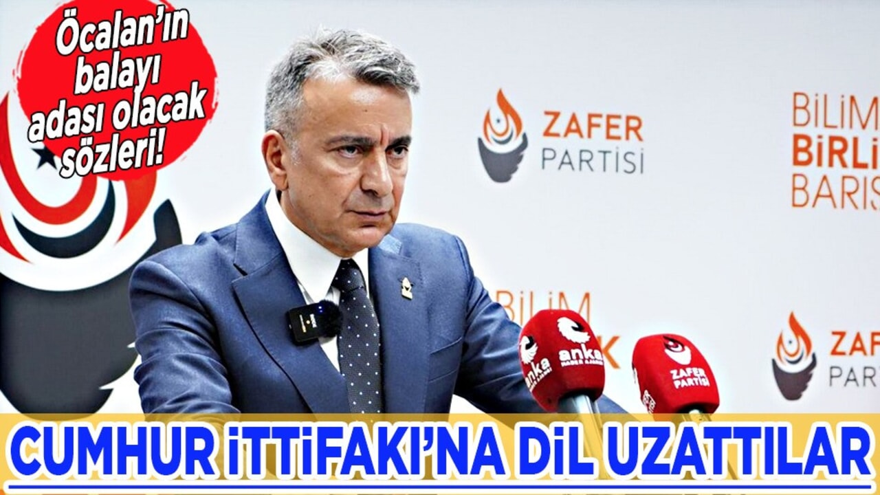 Zafer Partili sözcü Teröristbaşı Öcalan'dan bahsetti: PKK konusunda siyasette barışı bozan hamlesi!