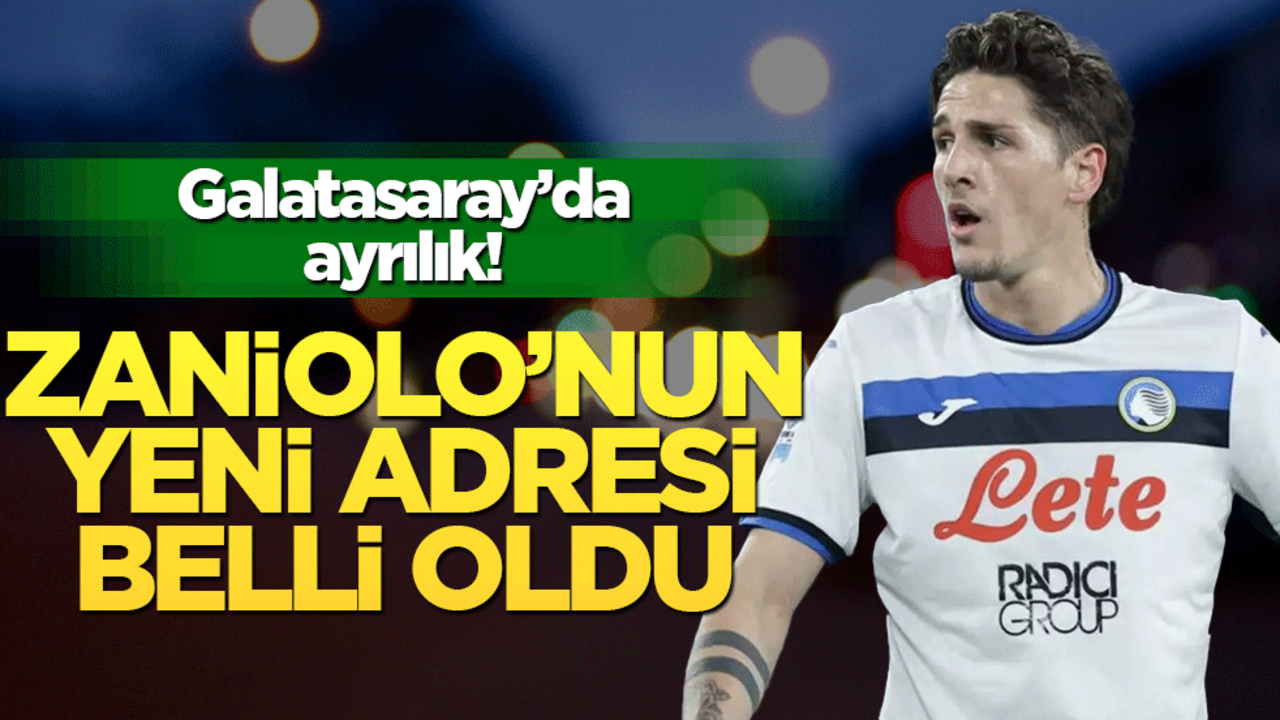 Zaniolo'nun yeni adresi belli oldu! Galatasaray'da ayrılık vakti