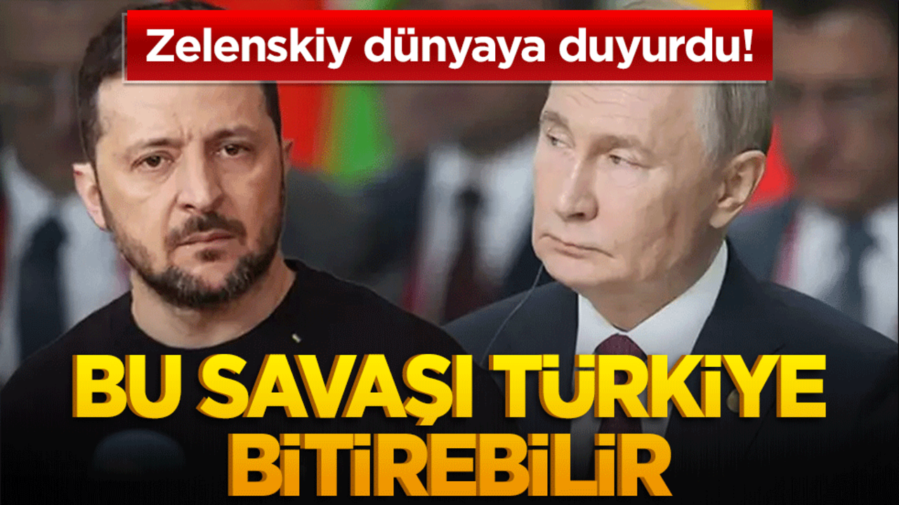 Zelenski'den Türkiye'ye güvenlik garantisi önerisi!