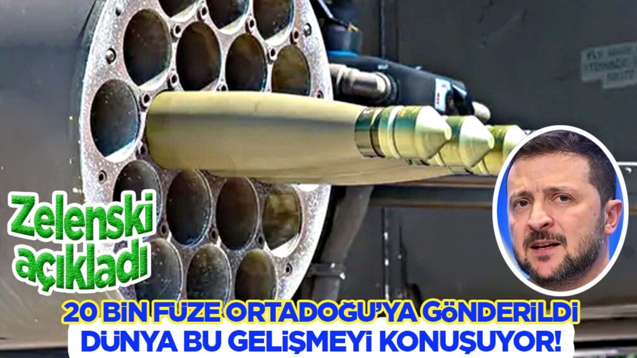 Zelenskıy doğruladı, öne geçti: Ukrayna'ya söz verilen 20 bin füze ABD'de! Ses getirecek