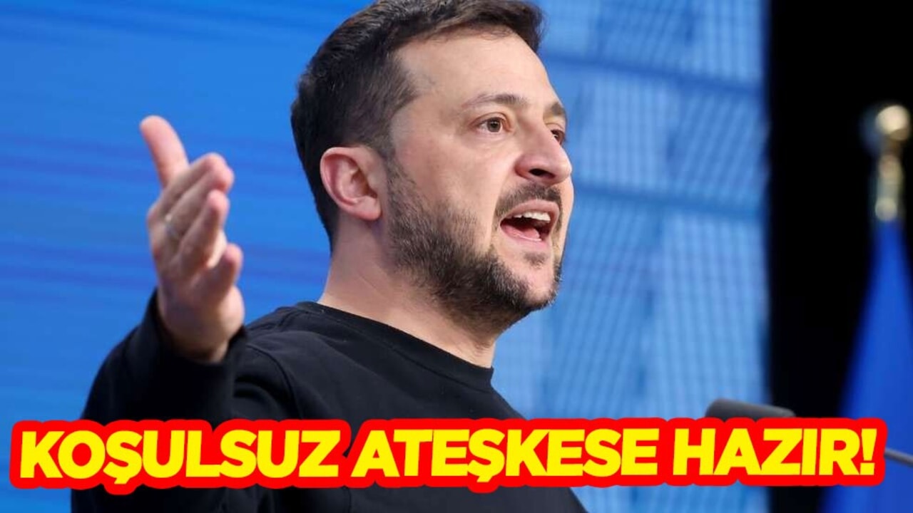 Zelenskiy: Tam ve koşulsuz ateşkes için Rusya ile görüşmeye hazırız