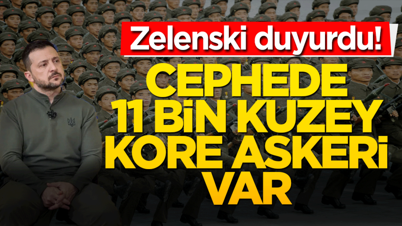 Zelenskiy'den dikkat çeken iddia! Kursk'ta 11 bin Kuzey Kore askeri var mı?