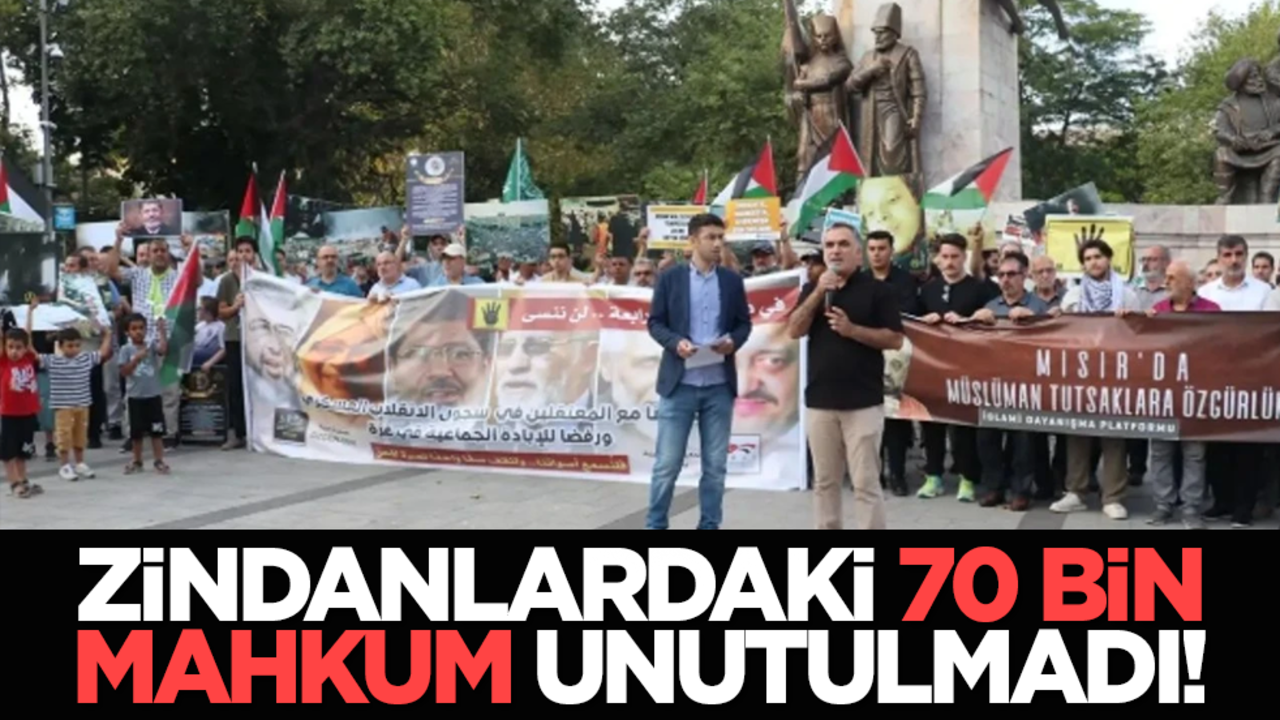 Zindanlardaki 70 bin mahkûm unutulmadı!