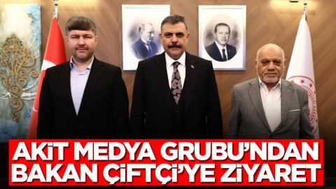 AKİT Medya Grubu'ndan Bakan Çifçi'ye ziyaret