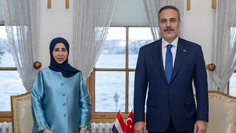 Bakan Fidan, Yemenli mevkidaşı Al-Zuba ile görüştü