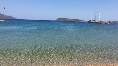 Ekim ayında Bodrum’da yaz havası!