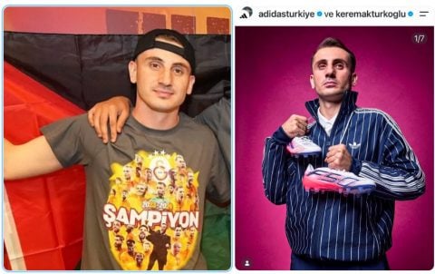 Filistin davasında maske düştü! Kerem Aktürkoğlu boykotlu Adidas’ın reklam yüzü oldu!
