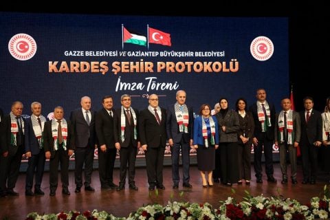 Gaziantep ile Gazze arasında kardeş şehir protokolü imzalandı