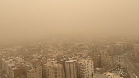 Görüş mesafesi düştü! O ilimizde gökyüzünü toz bulutu kapladı