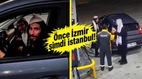 Hasidik Yahudiler İzmir'den sonra İstanbul'da ortaya çıktı: Gece yarısı benzinlikte garip ritüel