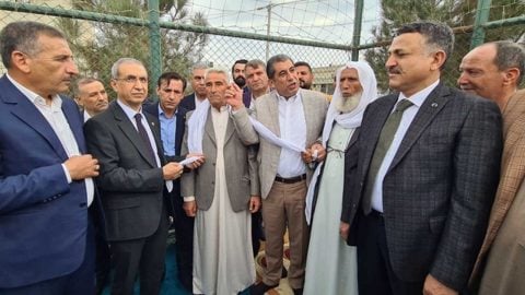 Husumetli iki aile barıştı! Kur'an-ı Kerim okundu ve dua edildi