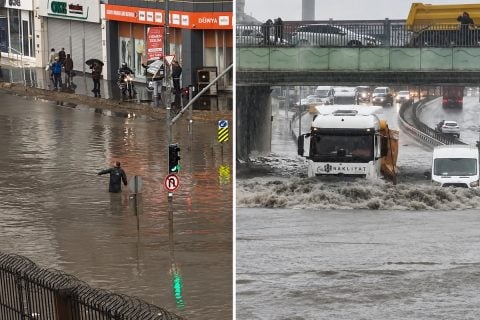 İstanbul’da sağanak kabusu! Megakent sular altında kaldı, İBB ekipleri teyakkuza geçti!