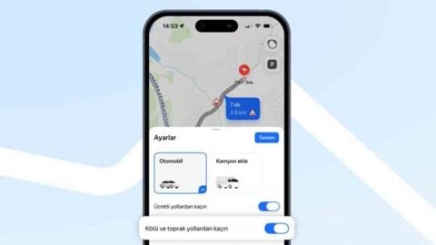 İşte aktif etmenin yolu: Yandex navigasyonda yeni rota özelliği
