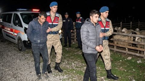 Koyun hırsızları tutuklandı, bütün ilçe rahat nefes aldı