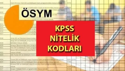 KPSS nitelik kodları nedir? 3001 ve 6225 nitelik kodları ne anlama geliyor?