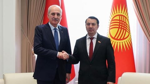 Kurtulmuş, Mamataliev ile görüştü