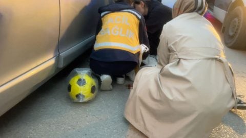 Mudanya’da korkutan kaza! Motosiklet 9 yaşındaki çocuğa çarptı