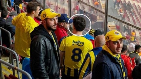 RAMS Park'ta Fenerbahçeli taraftarlar arasında! Tanıdık isim hemen dikkat çekti