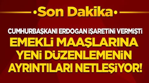 Son dakika! Cumhurbaşkanı Erdoğan işaretini vermişti: Emekli maaşlarına yeni düzenlemenin ayrıntıları netleşmeye başladı!
