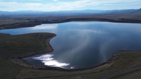 Sonbahar yağışları yüzünü güldürdü! 1900 rakımdaki baraj yüzde 80 doluluğa ulaştı