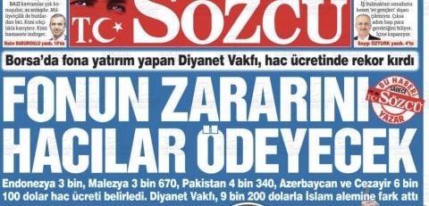 Sözcü'nün fonun zararını hacılar ödeyecek yalanı elinde patladı.