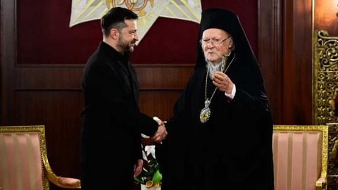Zelenski, Bartholomeos ile görüştü