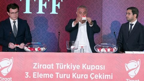 Ziraat Türkiye Kupası'nda 3. eleme turu eşleşmeleri belli oldu