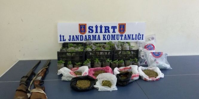 Siirt’te uyuşturucu operasyonu