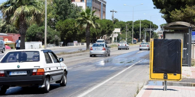 Aliağa’da tek şerit uyarısı