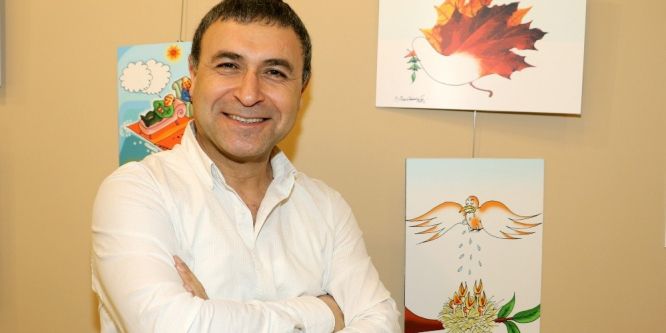 Doktorun karikatür sergisi büyük ilgi gördü