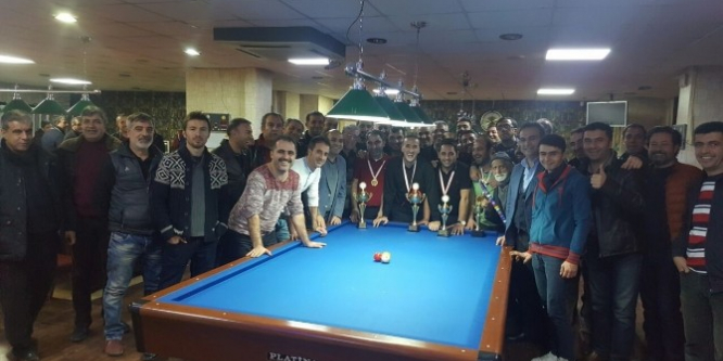 Diyarbakır’da bilardo müsabakaları son buldu