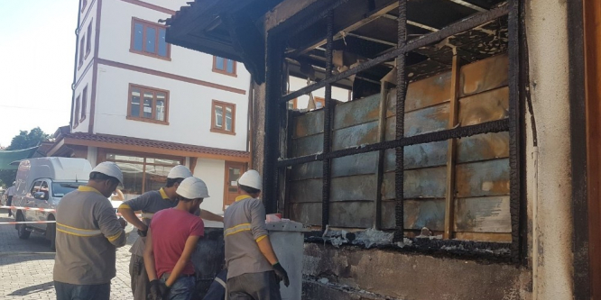 Nallıhan’da yangın