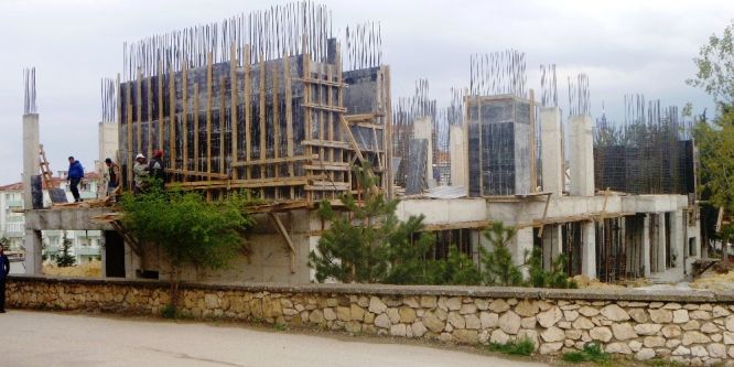 Bilecik’te öğrenci yurdu inşaatı devam ediyor