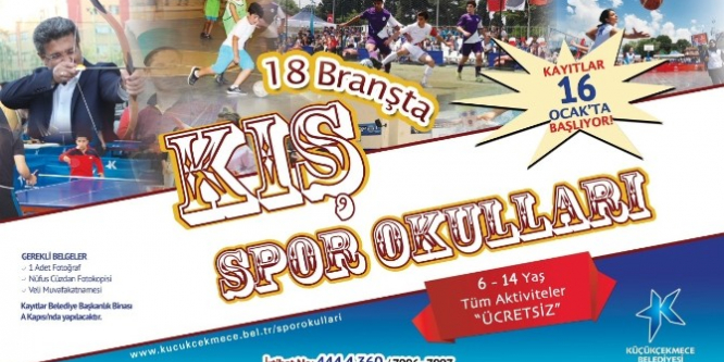 Kış Spor Okulları kayıtları başladı