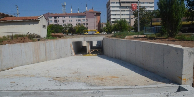 Kırıkkale alt geçidine kavuşuyor