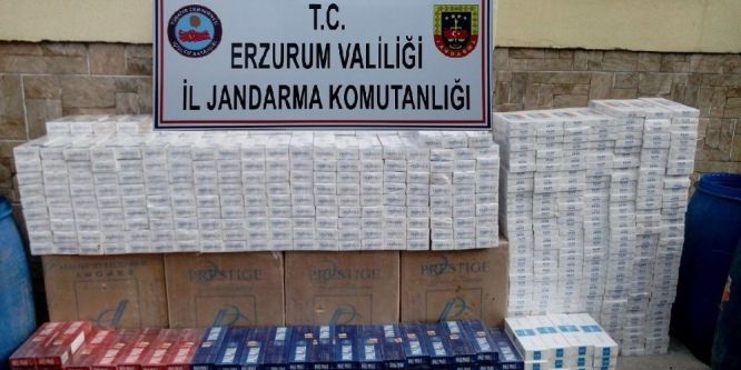 11 bin 470 paket kaçak sigara ele geçirildi