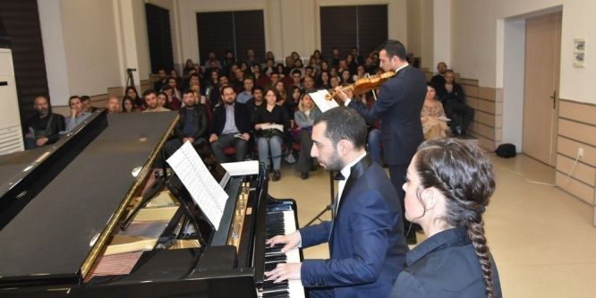 OMÜ’de keman ve piyano resitali