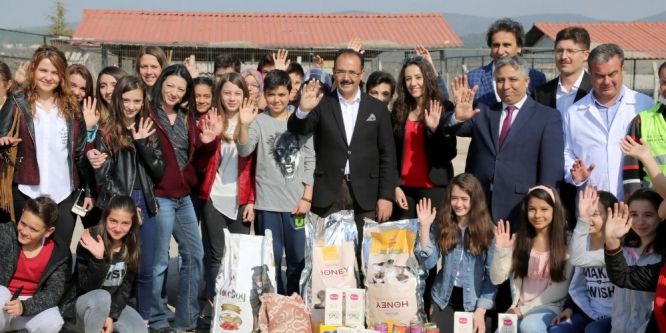 Minik öğrencilerden örnek hareket