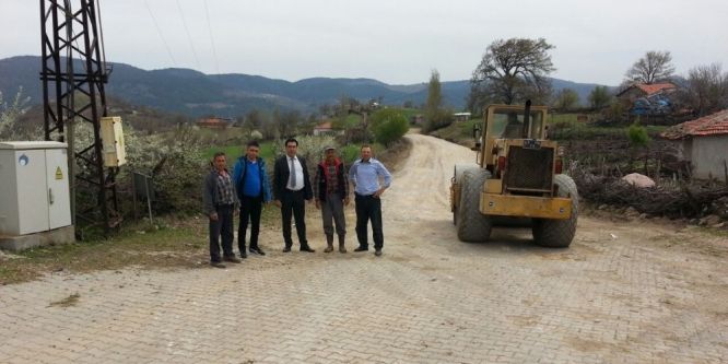 Soma’da 3 mahalleyi birbirine bağlayan çalışma