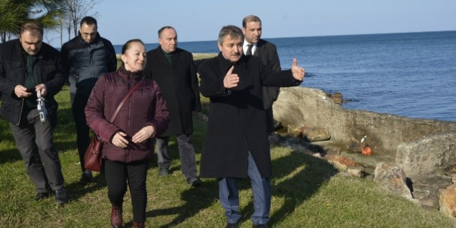 Ordu Çamlıkta tahkimat çalışması