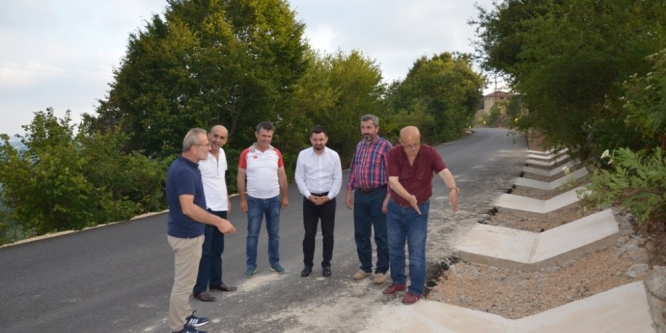 İznik kırsalı sıcak asfaltla donatıldı