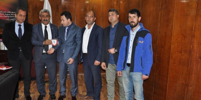 Spor camiasından Kaymakam Uzan’a ziyaret