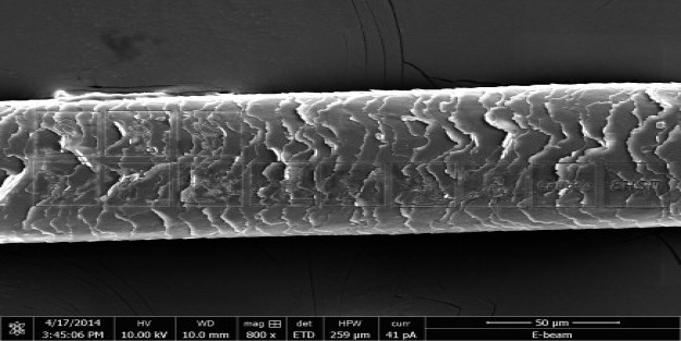 Saç teline çizgi roman bastılar